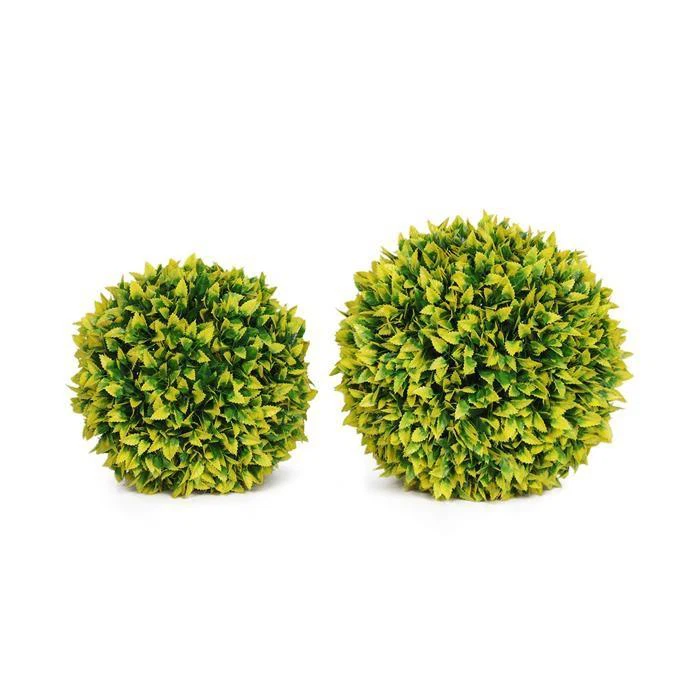 Faux Ball Boxwood Topiary