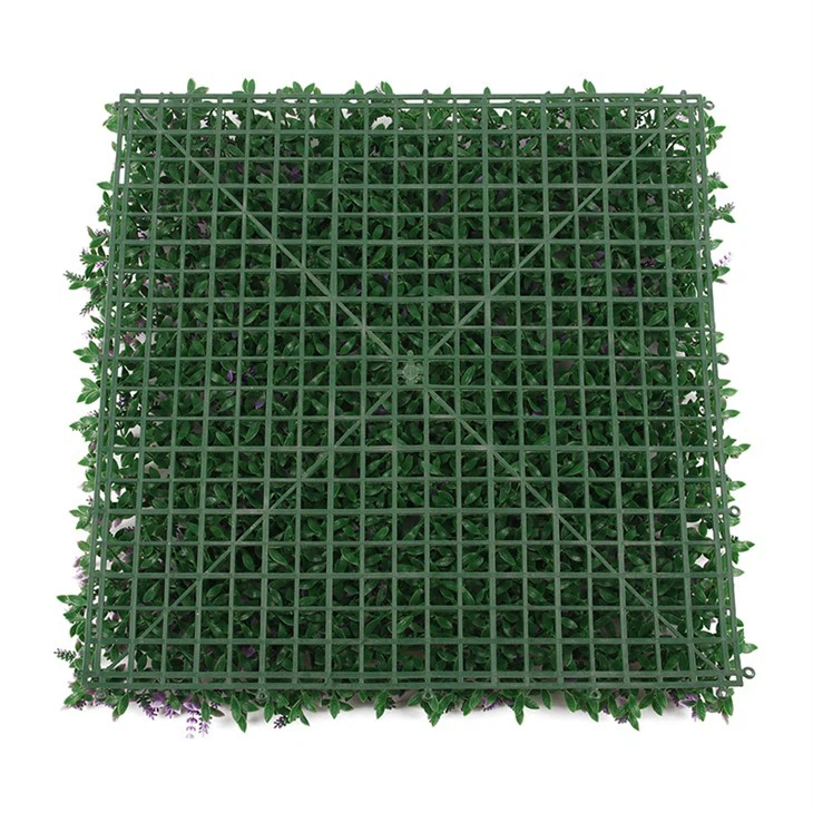 Outdoor UV And PE Vertical Wall Artificial Green Panels For Vertical Garden